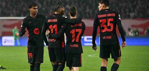 تقييم أداء لاعبي برشلونة بعد الانتصار الصعب على بنفيكا